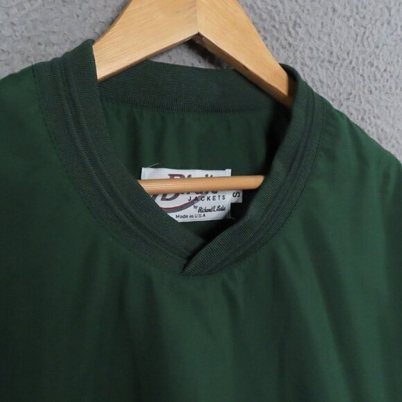 Vintage Birdie Richard Leslie Jacket Small Pullover Golf Windbreaker Green Nylon - Picture 3 of 9
